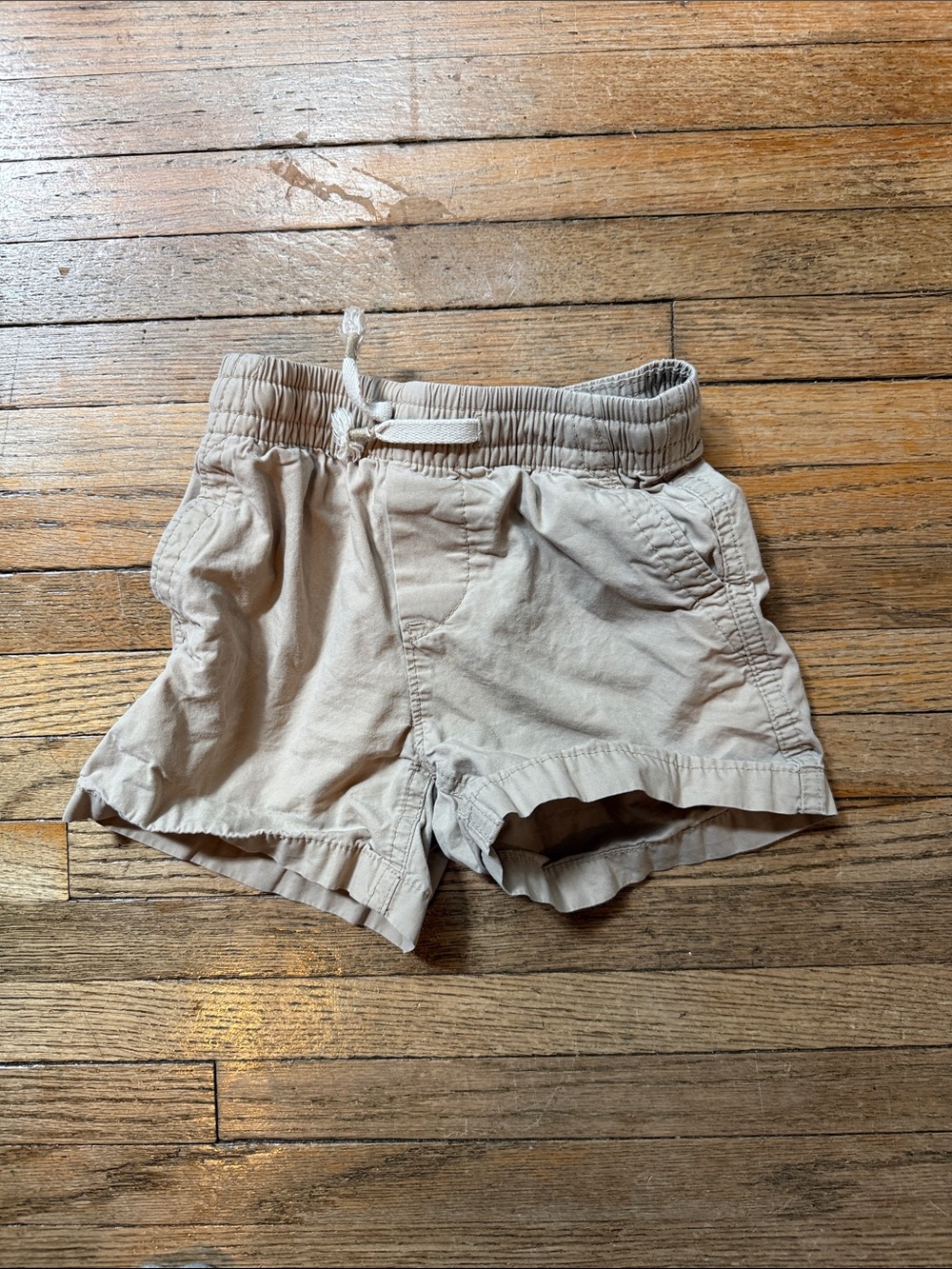 GAP Light Beige Elastic Waist Kids Shorts